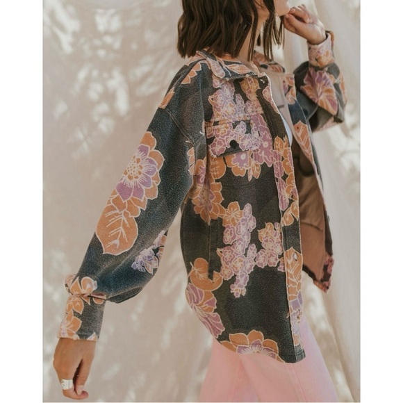 Free People - Floral Printed Ruby Jacket - Picture 2 of 7